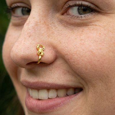 Faux piercing nez 